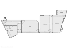 PARIS 1<span></span>APPARTEMENT<span></span>3 PIÈCES<span></span>2 CHAMBRES<span></span> 53,61 M²<span></span>645 000 €