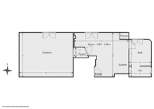 PARIS 17/ BATIGNOLLES RUE BOURSAULT - APPARTEMENT - 2 PIÈCES - 1 CHAMBRE - 37 M2 - 354 500€