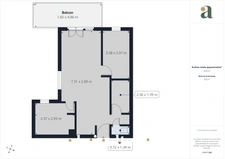 Appartement Quartier Saint Jacques de 40m2