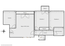 ANTONY / CROIX DE BERNY – APPARTEMENT– 3 PIECES – 2CHAMBRES – 2 BALCONS – 58 M2 – 260.000 €
