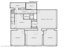 ANTONY / QUARTIER LA FONTAINE, PARC DE SCEAUX, CROIX DE BERNY<span></span>MAISON AVEC TERRAIN DE 491 M2 <span></span>8 PIECES<span></span>6 CHAMBRES<span></span>150 M2<span></span>816.000€