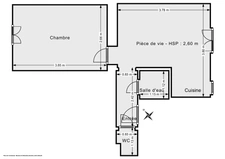 PARIS 14 / QUARTIER PERNETY<span></span>APPARTEMENT<span></span>2 PIECES<span></span>1 CHAMBRE<span></span>27,5 M²<span></span>327.000 €