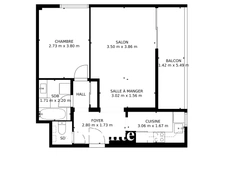 BOULOGNE BILLANCOURT / QUARTIER ESCUDIER / CENTRE VILLE<span></span>APPARTEMENT AVEC BALCON<span></span>2 PIECES<span></span>1 CHAMBRE<span></span>44M²<span></span>465.000€