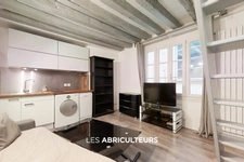 Duplex<span></span>21 m²<span></span>1 chambre<span></span>Paris 1