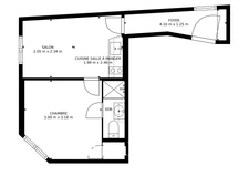 PARIS 18 EME / ABBESSES<span></span>APPARTEMENT<span></span>2 PIECES<span></span>1 CHAMBRE<span></span>26 m2<span></span>300.000€