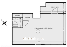 PARIS 19 / PONT DE FLANDRE - STUDIO - 1 PIECE - 29 M2 - 247.800 €