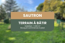 Grande parcelle à bâtir en plein cœur de Sautron<span></span>Terrain viabilisé dans un environnement calme<span></span>Sautron