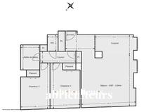 PARIS 18 / QUARTIER BATIGNOLLES - LA FOURCHE  / RUE CAPRON  - APPARTEMENT - 3 PIÈCES - 2 CHAMBRE - 65M2 - 725 000 €