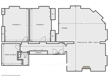 APPARTEMENT<span></span>4 PIECES<span></span>2 CHAMBRES<span></span>73,5 m2<span></span>PARIS 17 EME / BATIGNOLLES