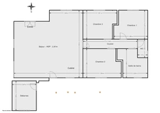 SAINT-LON-LES-MINES - MAISON - 5 PIECES - 3 CHAMBRES - 95 M2 - TERRAIN 2477 M2 - 305.000 €