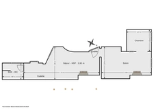 PARIS 18 EME / GOUTTE D'OR - APPARTEMENT - 2 PIECES - 1 CHAMBRE - 36 m2 - 328.000€