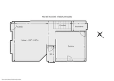 CHATEAU-LANDON<span></span>MAISON ET DEPENDANCE<span></span>5 PIÈCES <span></span>4 CHAMBRES<span></span>65 et 52 M2<span></span>192.500 €