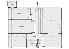 PLAISIR<span></span>APPARTEMENT<span></span>3 PIECES<span></span>2 CHAMBRES<span></span>78 M²<span></span>210 000