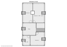 MAREAU-AUX-BOIS / PITHIVIERS - MAISON AVEC SOUS-SOL TOTAL - 6 PIECES - 5 CHAMBRES - 136 M2 - 198.000 €
