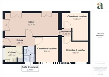 CRIEL SUR MER<span></span>MAISON VUE MER<span></span>4 PIECES<span></span>3 CHAMBRES<span></span>62 M2<span></span>179 500 €