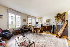 Appartement 58 m²<span></span>2 pièces<span></span>1 chambre<span></span>Saint-Mandé