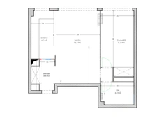 Appartement<span></span>2 pièces<span></span>1 chambres<span></span>45,5 m²<span></span>Paris 11ème