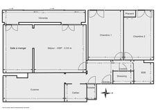 FRANCONVILLE<span></span>APPARTEMENT AVEC LOGGIA<span></span>4 PIECES<span></span>2 CHAMBRES<span></span>73 M²<span></span>210.000 €