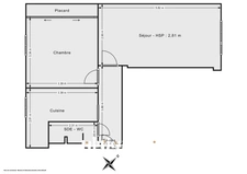 ASNIERES SUR SEINE / VOLTAIRE<span></span>APPARTEMENT<span></span>2 PIECES<span></span>1 CHAMBRE<span></span>45 M2<span></span>265.000 €