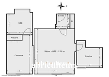 PARIS 10EME / QUARTIER PORTE SAINT-MARTIN - APPARTEMENT - 2 PIECES - 1 CHAMBRE -  40M2 - 450.000 EUROS