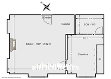 PARIS 1ER<span></span>APPARTEMENT<span></span>2 PIECES<span></span>1 CHAMBRE<span></span>34 M2<span></span>445.000 €