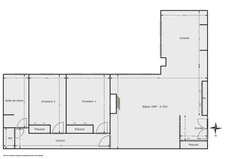 APPARTEMENT 3 PIECES<span></span>2 CH<span></span>92 M²<span></span>PARIS 10 / Porte Saint Martin