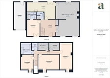 Maison  spacieuse -  150 m² - 5 pièces  - 4 chambres - Avilly St Léonard