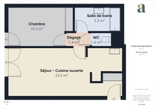 Appartement T2<span></span>Terrasse & Jardin<span></span>Résidence de standing