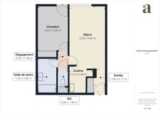 Appartement T2 entièrement rénové avec Jardin Privatif - Résidence de Standing à Survilliers (95)