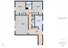 Appartement T3  en rez-de-chaussée avec Jardin plein sud et Pigeonnier de Charme