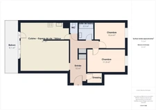 T3 traversant 74m2 – Terrasse vue dégagée – À 2 min des plages du Prado