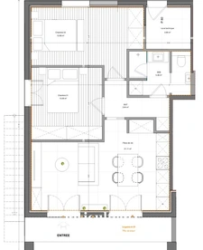 Potentiel - Appartement T2/T3 avec jardin - 59m² - Simiane-Collongue