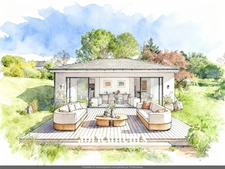 Terrain avec maison neuve à Châteauneuf le Rouge