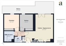 Superbe T3 -  68 m² - AIX PONT DE L'ARC | Terrasse 24 m², Résidence Récente & Calme