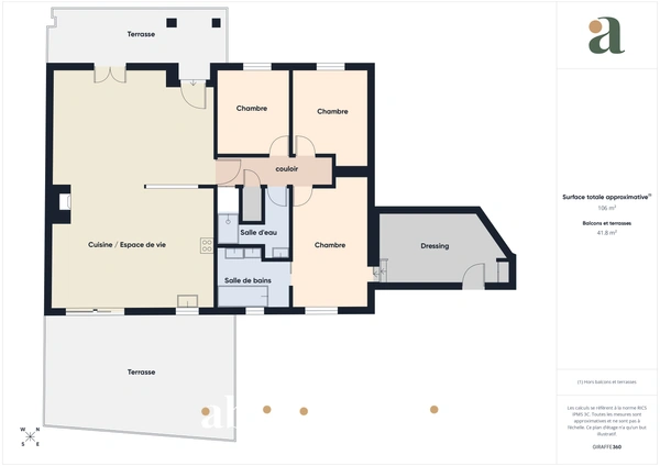 Villa T4 Plain au pied de  Luynes centre, Proche  Commerces en vente à Aix-en-Provence (13080)