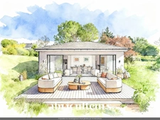 Terrain avec maison neuve à Châteauneuf le Rouge