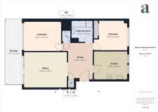 Grand 3 pièces au calme au coeur de la Croix Rousse