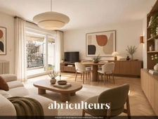 Grand 2 pièces avec terrasse et garage en vente à Bron (69500)