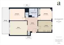 Grand 3 pièces au calme au coeur de la Croix Rousse