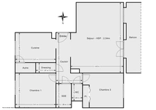 GENAY<span></span>APPARTEMENT 3 PIÈCES<span></span>2 CHAMBRES<span></span> 65m²<span></span>157 000€