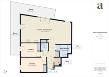 Appartement – 83 m² – 3 pièces – Villeurbanne portes de Montchat