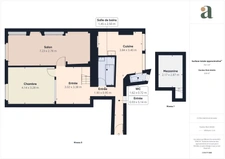 T2 bis de charme 71 m² lumineux avec mezzanine, à rénover en vente Quartier prisé d’Ainay, Lyon 2ᵉ (69002)