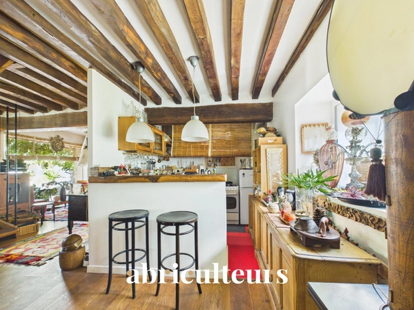 Vente Maison Historique de Charme 103 m²<span></span>Cour Pavée & Terrasse<span></span>Le Pecq (78230)