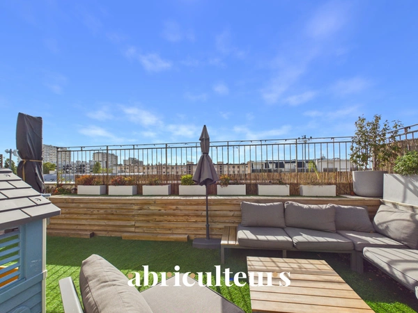 Duplex familial 4/5 pièces de 120 m² avec terrasses — dernier étages — Asnières-sur-Seine