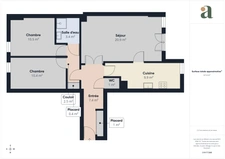 Appartement 3 pièces<span></span>69 m²<span></span>Balcon<span></span>Box<span></span>Argenteuil centre