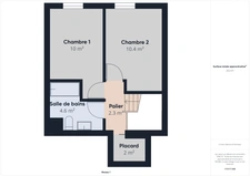 Charmant duplex avec jardin privatif et terrasse<span></span>secteur recherché de la Colonie, Argenteuil