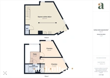 Appartement duplex avec terrasse, 2 parkings en vente à Eaubonne 95600
