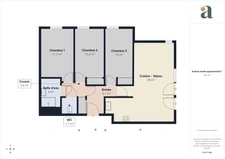 Familial - Appartement T4 - 77m² - Argenteuil