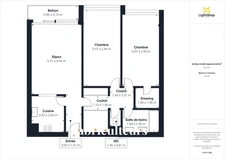 Appartement 3 pièces – 86 m² – Balcon – Terrasse des Reflets, Courbevoie (92400)