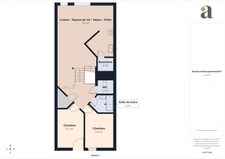 Appartement T3 Duplex<span></span>Dernier étage avec vue dégagée<span></span>Proche Tramway T2 Pont de Bezons